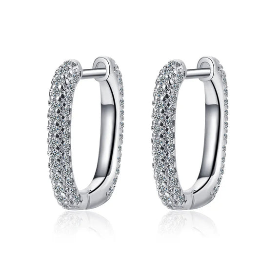 Sienna Pave Hoops