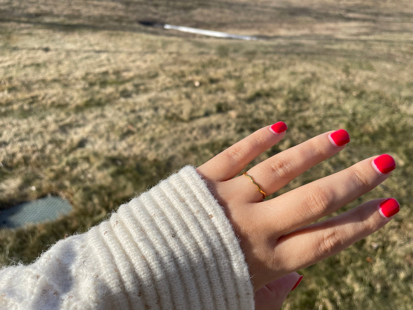 Wavy Gold Ring