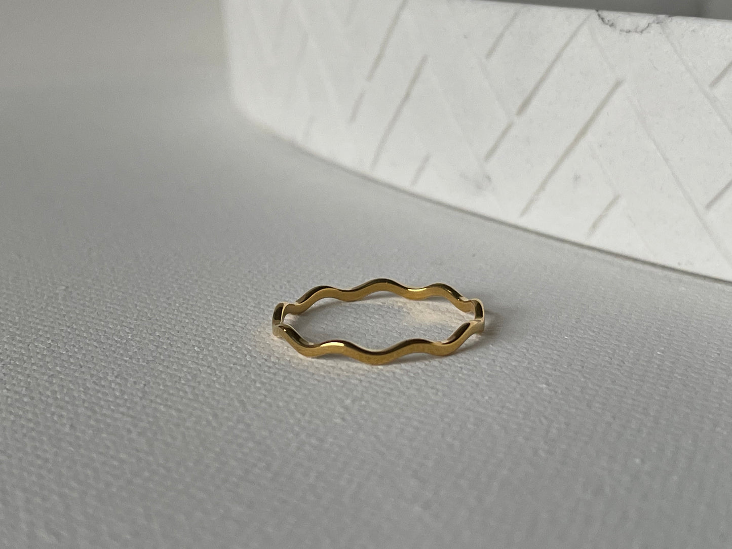 Wavy Gold Ring