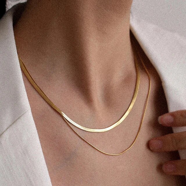 Alicia Layered Golden Chain